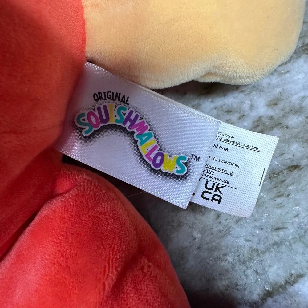 Squishmallows 12 inch Detra the Red Octopus Witch Halloween Plush Kellytoy‎ 2021